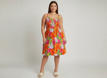 spódniczka kąpielowe plus size: F&F, Сукня жіноча, розмір 2XL