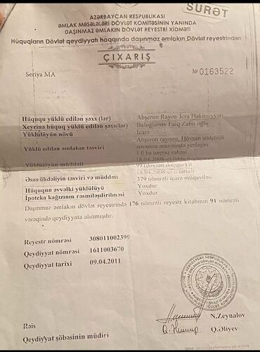 Torpaq sahələrinin satışı: 2 sot, Tikinti, Barter mümkündür — 8