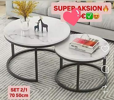 ugaoni ormar: Set klub-stolova 2 u 1 Cena 8590 prevoz nije uračunat u cenu - Dizajn — 1