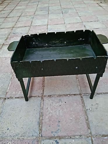 Все для дома и сада: Metall manqal – qatlanan ayaqlı - Material: qalın relyefli metal — 2