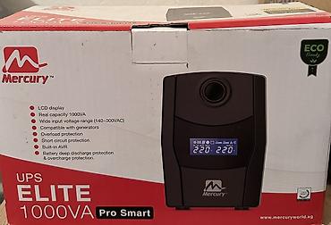 panasonic eneloop: ИБП Mercury UPS ELITE 1000VA Pro Smart - Реальная мощность: 1000 VA - — 1