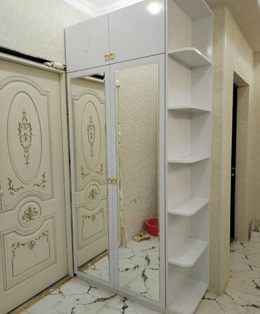 qonaq otagi ucun lusturlar: Açılan, 4 qapılı Düz dolab, Qarderob, paltar dolabı