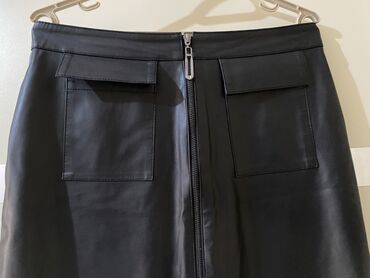 Ətəklər: Midi Ətək, Dəri, L, XL — 3