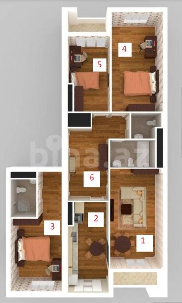 Yeni tikili: 4 otaqlı, Yeni tikili, m. Həzi Aslanov, 153 kv. m -da lalafo.az — 11 Yeni tikili: 4 otaqlı, Yeni tikili, m. Həzi Aslanov, 153 kv. m — 11