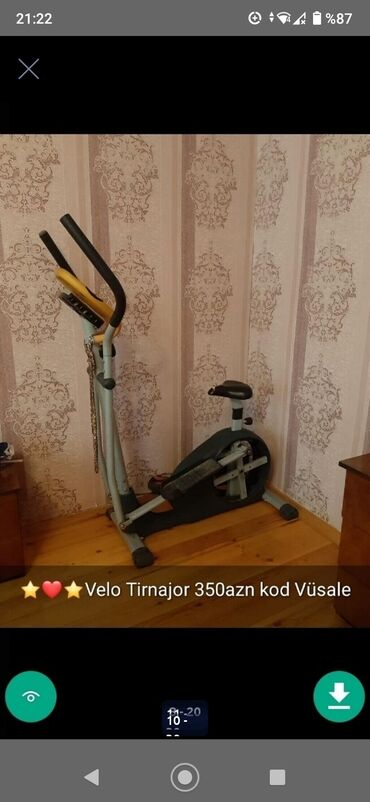 Digər trenajorlar: Trenajorlar qacis aparatlari idman aletleri sekillerde qiymet məlumat — 10