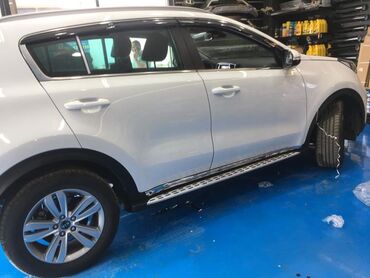 кия 2018: Kia sportage 16-21 пороги с хромом . Новые