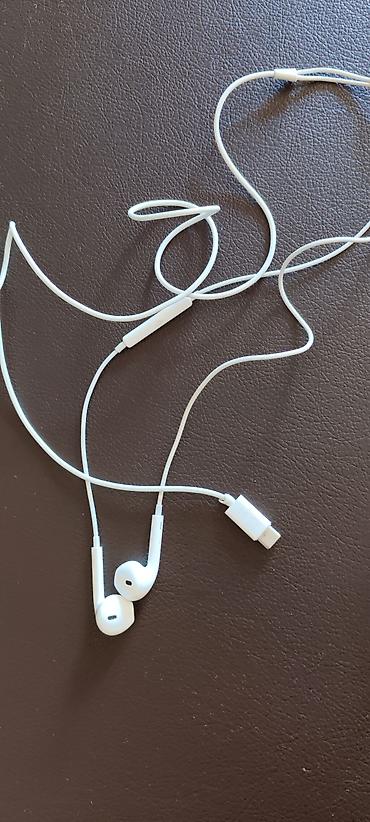 Audio: İşlənmiş Simli Qulaqcıqlar, Apple, rəng - Ağ — 2