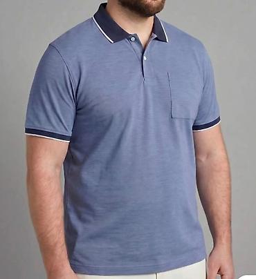 ag cins: Polo köynək, Defacto, 4XL, rəng - Mavi — 1