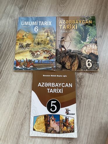 Kitablar, jurnallar, CD, DVD: Azərbaycan və ümumi̇ tari̇x 6 azərbaycan tari̇xi̇ test 5 hamisi