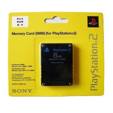 1 qram gümüşün qiyməti 2020: Playstation 2 üçün yaddaş kartı. Yenidir, 8mb. PlayStation2 ps2 ps 2