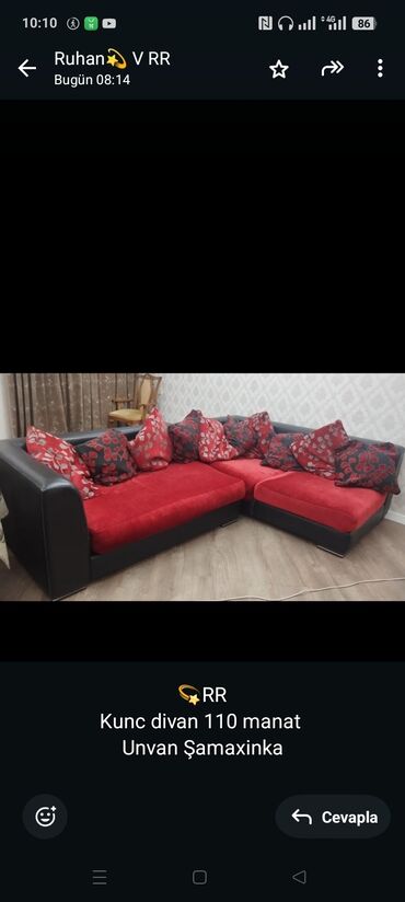 угловой диван в баку: Künc divan