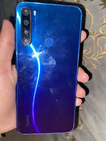 xiaomi not 8 qiymeti: Xiaomi Redmi Note 8, 64 GB, rəng - Göy, 
 Zəmanət, Sensor, Barmaq izi