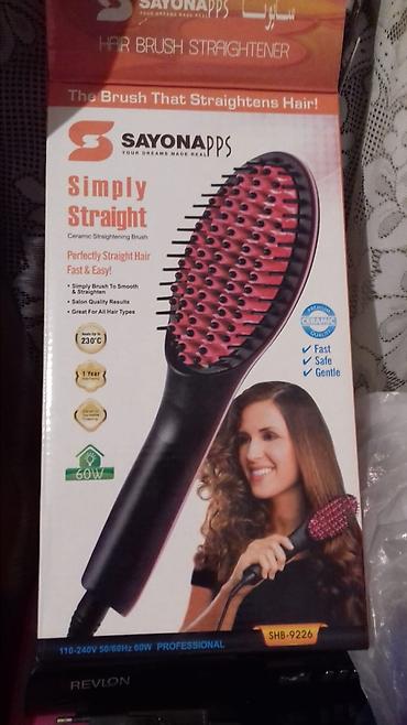 isdilik: Sayona PPS Simply Straight saç düzləşdirən fırça (model SHB-9226) - — 3