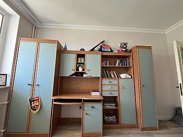 kepenek: Uşaq/yeniyetmə otağı üçün modul şkaf–iş masası dəsti - Material — 1