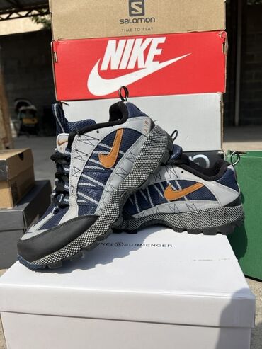 сетчатые кроссовки: Эркектердин кроссовкасы, 40.5, Nike, Колдонулган, түсү - Боз