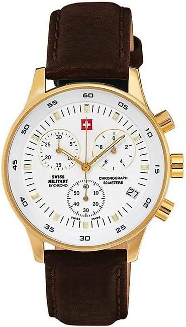Swiss Military 17700PL-2L Xronoqraf Qol Saatı Əla vəziyyətdə çox az