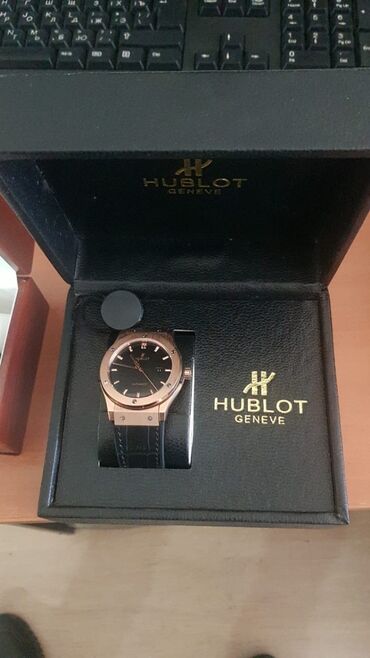 Новый, Наручные часы, Hublot, цвет - Черный