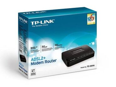 Другие аксессуары: ADSL2+ Модем Роутер TP-Link проводной (новый). Модель: TD-8816