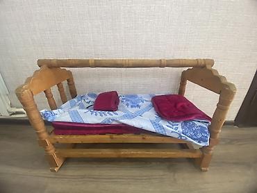 игрушки самолеты: Люлька, Б/у, Качалка, Дерево, цвет - Розовый — 3