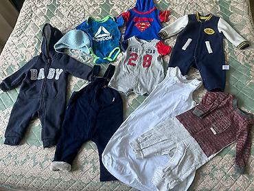 Другие товары для новорождённых: Все вещи для малыша в хорошем состоянии, чистые без пятен, размер — 1