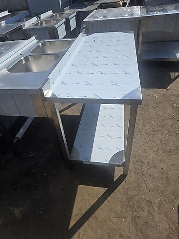Paslanmayan poladdan (inox) hazırlanan peşəkar iş masası - Material