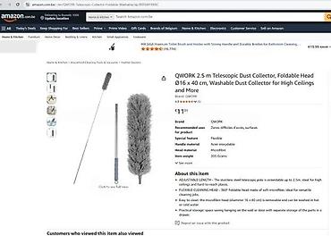 Ostali pribor i dodaci za alate: Teleskopska prašilica za prašinu – siva - Produživi — 6