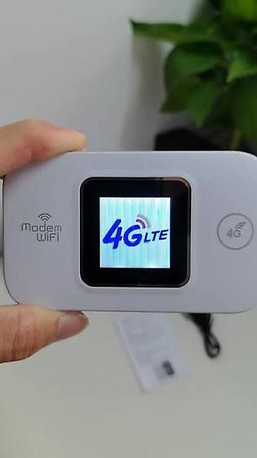 4g wifi modem: İstənilən simkartı dəstəkləyir,wifi yaradır,lazımlı məhsul 10cihaza — 4