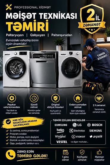 sky one: Məişət texnikası təmiri – peşəkar xidmət Paltaryuyan, qabyuyan və — 1