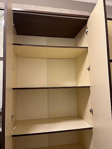 borular: İkiqapılı sürgülü qarderob şkafı - Dizayn: krem rəngli fasadlar və — 3