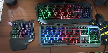Настольные ПК и комплектующие: RGB işıqlanmaya malik 3 klaviatura dəsti ayrıca 15 AZN hamsını alana — 1