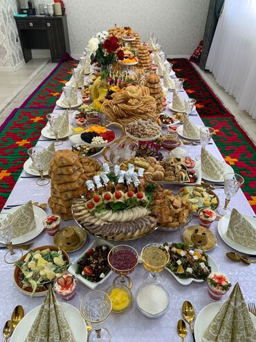 Готовые блюда, кулинария: Принимаю заказы на банкеты, шерине, кыз узатуу, суннот той, любые at lalafo.kg — 8 Готовые блюда, кулинария: Принимаю заказы на банкеты, шерине, кыз узатуу, суннот той, любые — 8