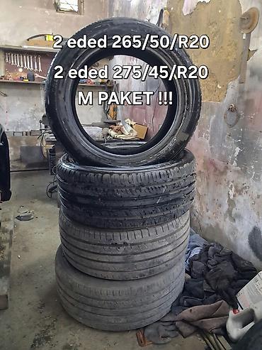 təkərli: 275/45/R20 300km dan az gedib — 1