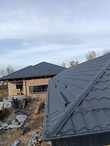 Кровля крыши: Крышанын Баардык турун жабабыз. Сайдинг Жолуп Слиф Снего держатель — 13