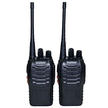 Аудиотехника: Рации Baofeng BF-888S (набор из 2 шт.) - Диапазон: UHF FM - Мощность — 2