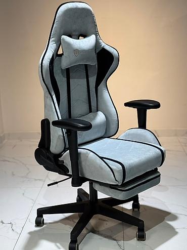 arm: Игровое кресло, Новый, С колесиками, Велюр — 2