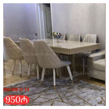 Divan və kreslo dəstləri: Qonaq otağı üçün, Yeni, 8 stul