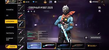 Значки: Игровой аккаунт Free Fire Характеристики: - Уровень профиля: 69 - — 10