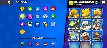 Dəstlər, kostyumlar: Brawl Stars hesabı – zəngin kosmetiklər və eksklüziv seçimlər - Oyun — 3