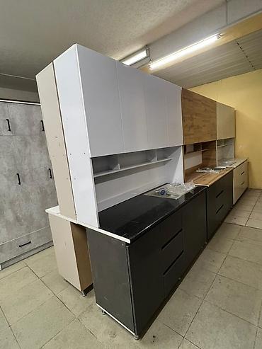 Кухонные гарнитуры: Кухонный гарнитур, Новый, цвет - Белый, ДСП, Платная доставка — 11