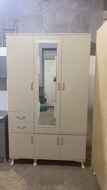 asma dolab: Новый, Распашной, 4 двери Прямой шкаф, Гардеробный шкаф