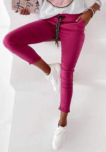 Pantalone: 💫Ženske pantalone – model sa manžetnama - Kroj: uske nogavice do — 10