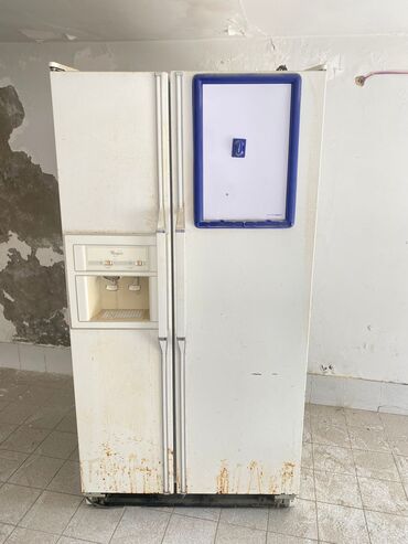 Холодильники: 2 двери Whirlpool Холодильник Продажа, цвет - Белый, С колесиками