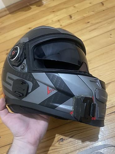 moto satış: LS2 kask satilir. Vizoru yoxdur. Ideal veziyetdedir. Gopro ucun iki — 6