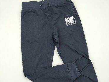 spodnie z haftem: Sweatpants, Destination, 11 years, 146, condition - Good