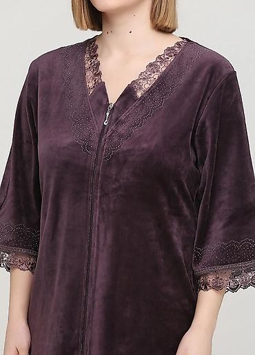 Домашние костюмы: Женские халаты Велюровые халат Тёплые халаты Модные халаты Одежда — 20