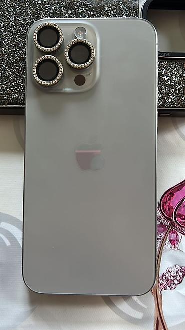 Apple iPhone: IPhone 15 Pro Max, Б/у, Серебристый, Чехол — 5