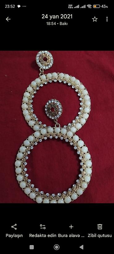 qızılın satışı: Sädäfdän. sırğa Germaniyadan alınıb. qızıli sirgadi baha alınıb — 4