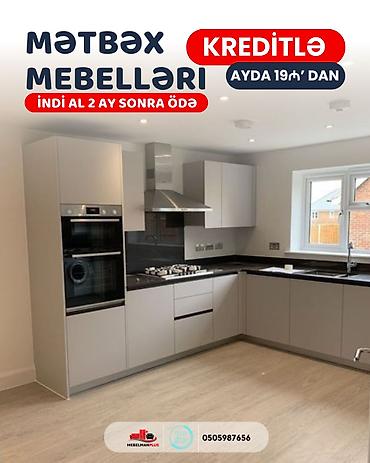şaxda baba: Sifarişlə mətbəx dəsti, Özü çəkən petlələr, Mat laminat, Kredit var, Pulsuz çatdırılma — 10