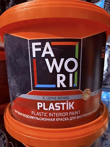 бесцветный лак: Матовая водоэмульсионная краска для внутренних работ FAWORI PLASTIK — 1