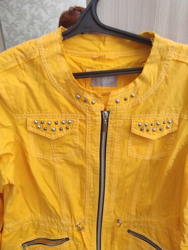 кожанный пиджак: Пиджак, Подкладкасыз, Топчуларсыз, Жакасыз, Германия, XL (EU 42)